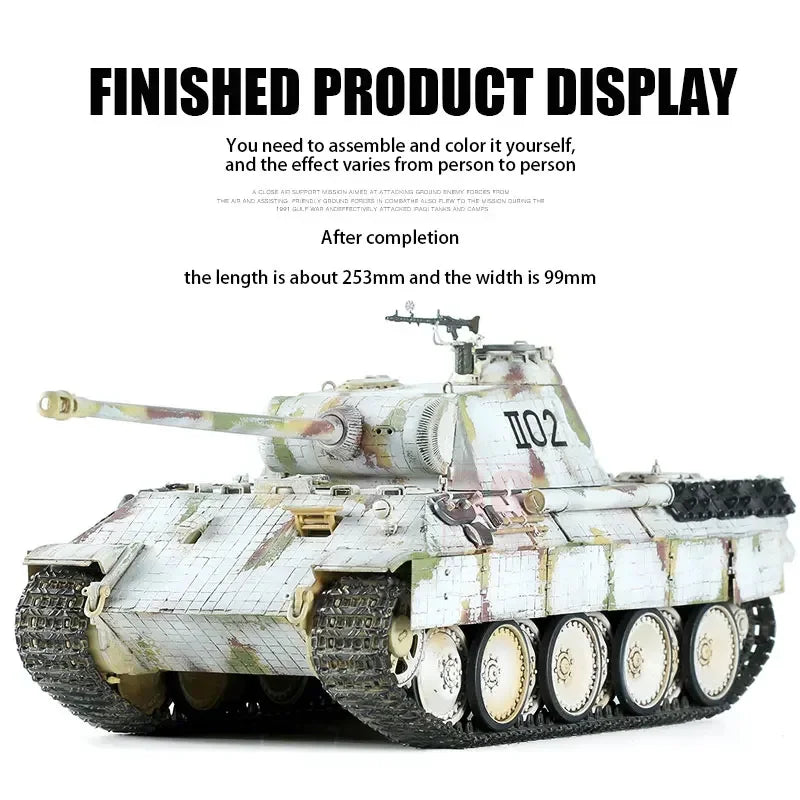 Plastic Scale Model Kit 1/35 TS-046 Sd. Kfz 171 Panther Ausf. a (Early), for Birthday Toys, Collectible Gifts
