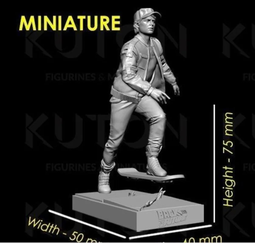 Civilian Female Figure 1/24 Resin Figure Kit - resin model view 3