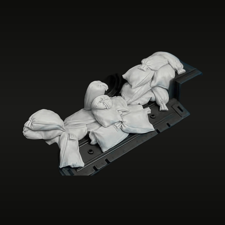 WWII US Army Tank Crew Bedding and Gear Accessories Set 1/35 Resin Kit - unpainted resin model kit
