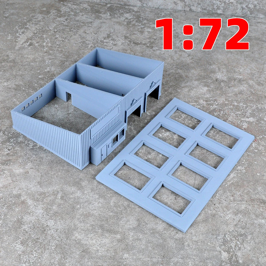 Assembly Architectural Sand Table Bungalow Garage Villa Office Building Railway Railroad Diorama Scale Model Kit 1/64/72/87/150