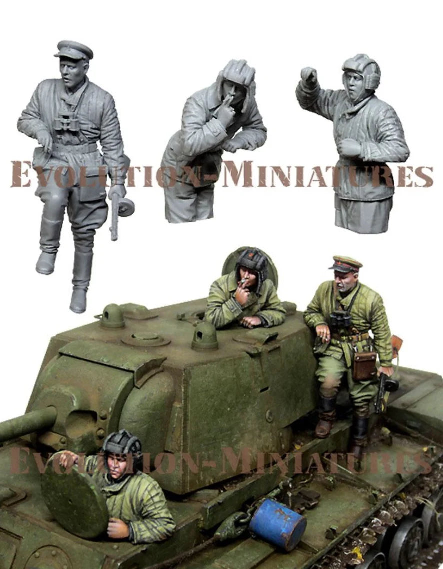 1/35 Resin Model Figure GK， Unassembled and Unpainted Kit