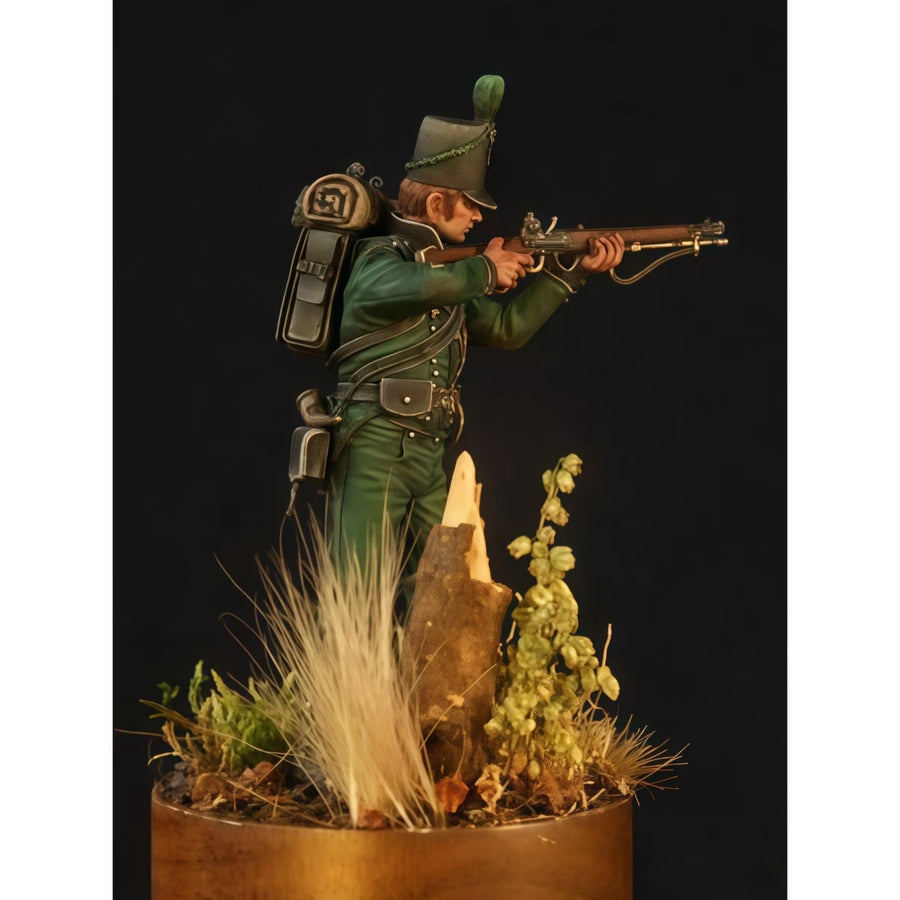 54Mm Resin Unpainted Model Kit, Military Theme, British Light Infantry Rifleman Unassembled and Unpainted GK
