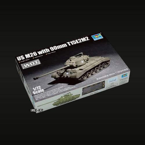 US M26 Pershing Tank with 90mm T15E2M2 Gun 1/72 Resin Kit