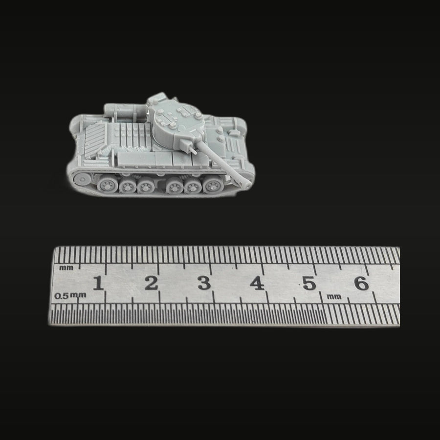 WWII British Valentine Mk. IX Infantry Tank 1/72 Resin Vehicle Kit - unpainted resin model kit