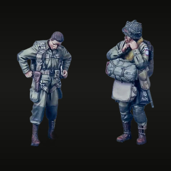 WWII US Paratroopers 82nd Airborne Division 1/35 Resin Figure Kit