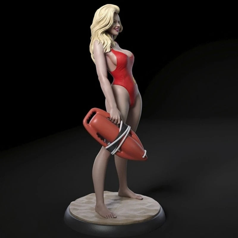 Modern Female Swimwear Pinup Figure 1/24 Resin Full Figure Kit - resin model view 4