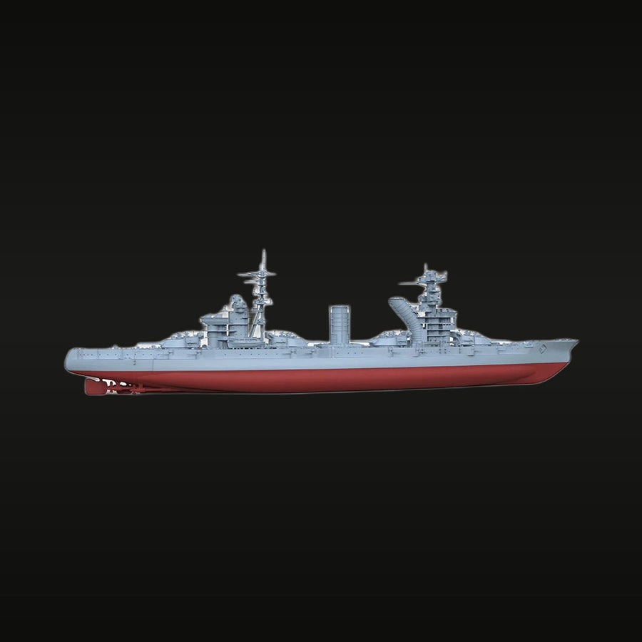 WWII Era Battleship/Heavy Cruiser 1/1200 Resin Ship Model Kit - unpainted resin model kit
