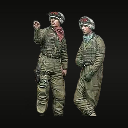 OIF US Army Tank Crew 2-Figure Set 1/35 Resin Figures