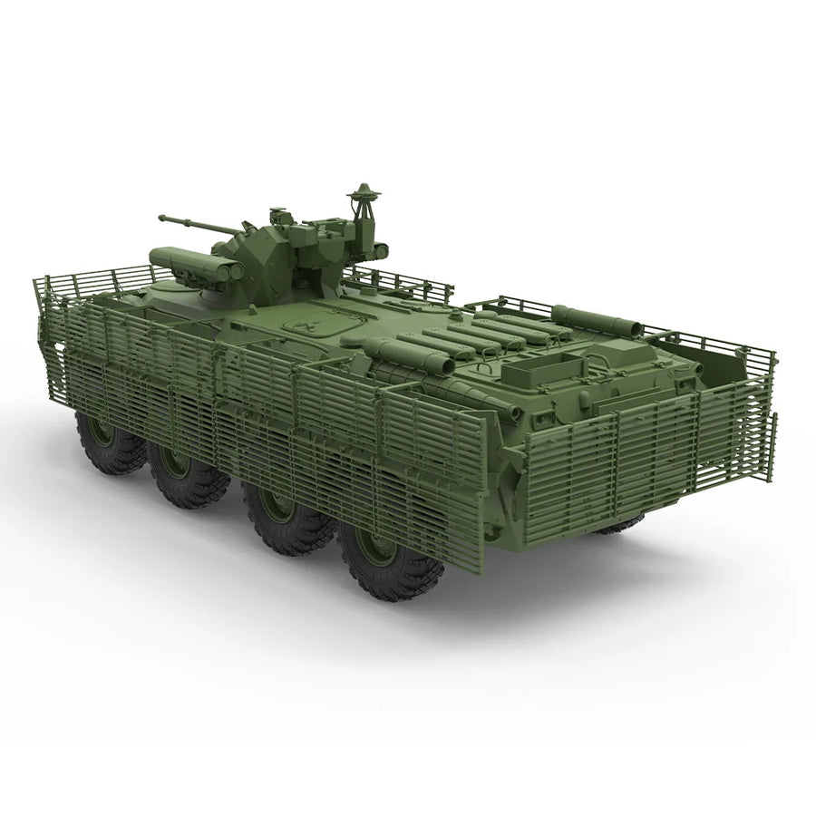 Modern Russian BMP-3 Infantry Fighting Vehicle with Slat Armor 1/35 Resin Kit - resin model view 2