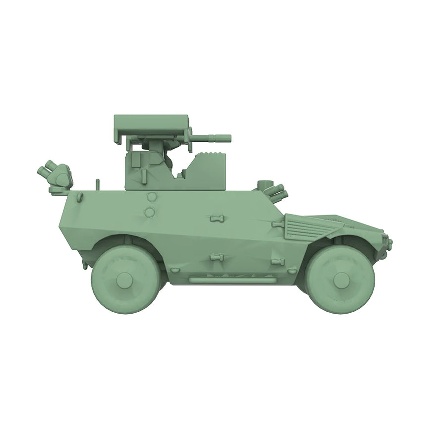 Modern French Panhard AML Light Armored Car 1/87 Resin Vehicle Kit - resin model view 4