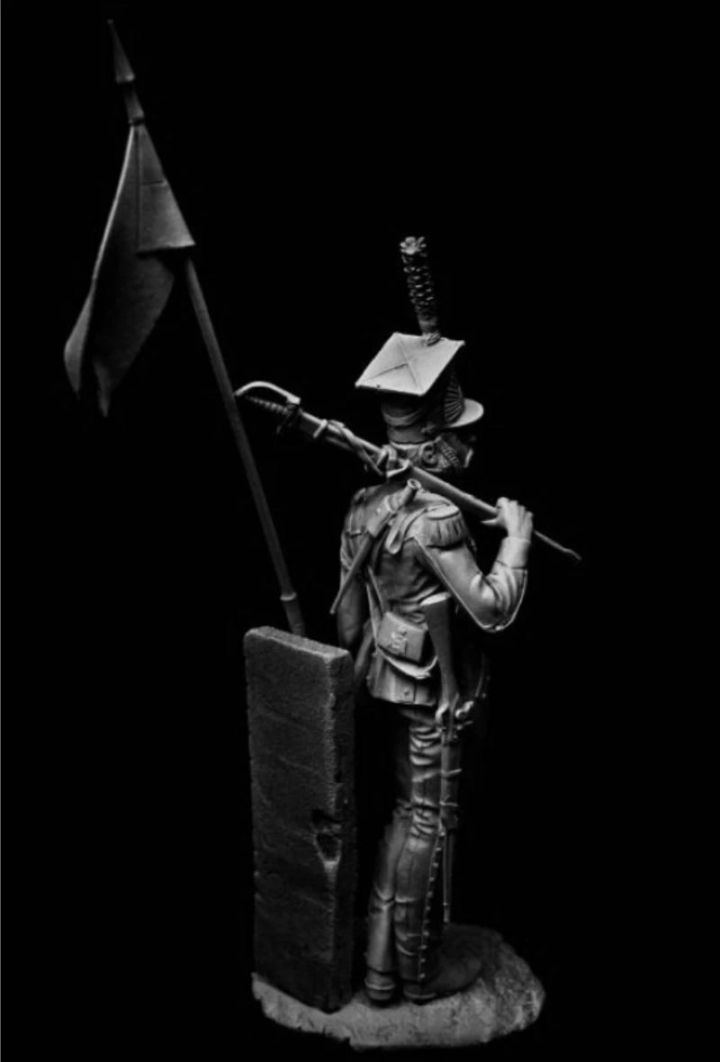 1/16 Scale 120Mm Diecast Resin Figure Model Kit Red Lancer Hobby Miniature Toys Unassembled Unpainted DIY Diorama