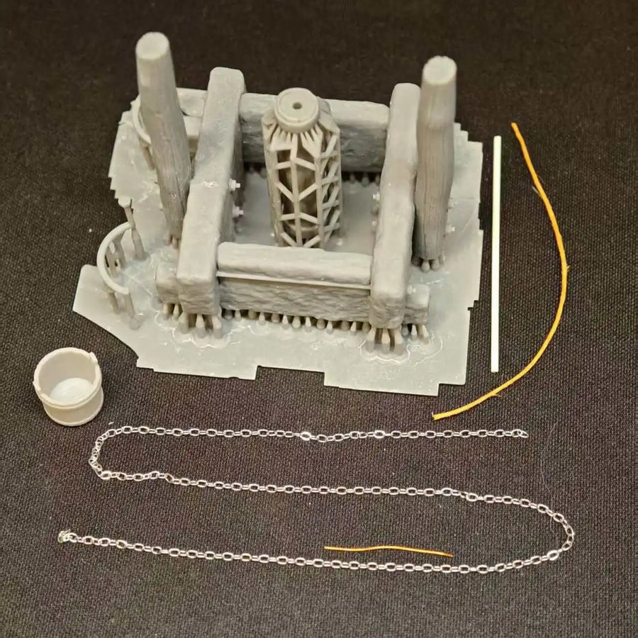 1/35 Water Well Resin Model White Mold 352011