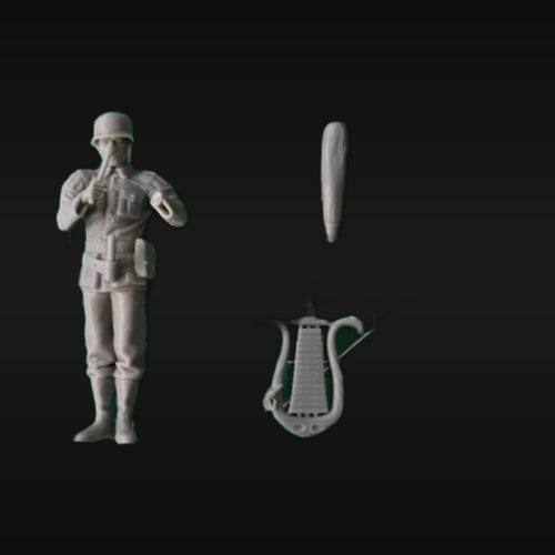 WWII German Military Band Musicians 1/35 Resin Figure Set