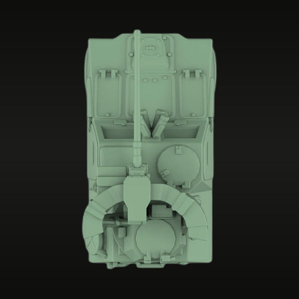 Modern French VBL Light Armored Vehicle Twin Cupolas 1/56 Resin Kit