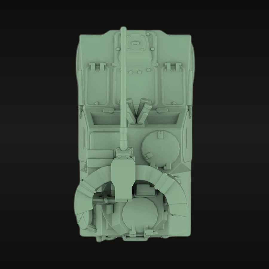 Modern French VBL Light Armored Vehicle Twin Cupolas 1/56 Resin Kit - unpainted resin model kit