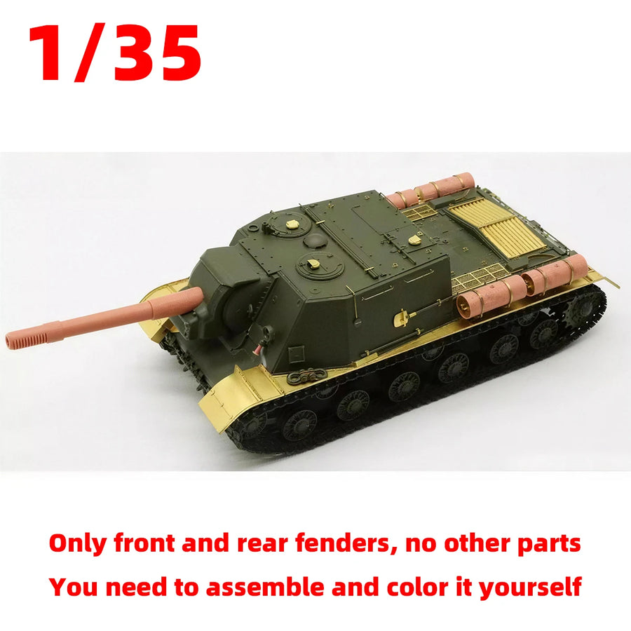 1/35 Photo Eatch PE Scale Model Kit Material Metal ISU-122/152 Tank Fender Modified Parts Part Accessory Models