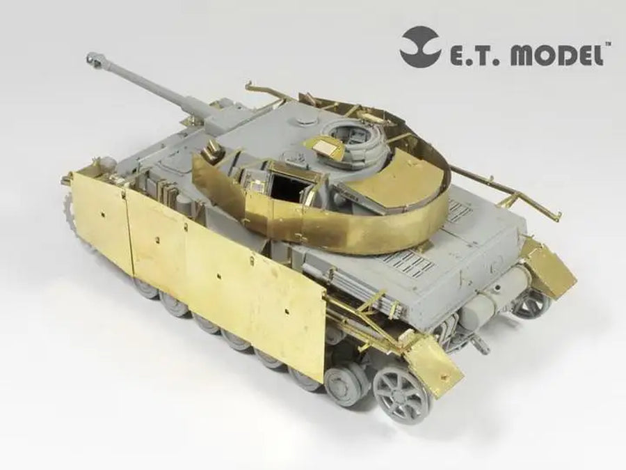 WWII German Panzer IV Upgrade Detail Parts Set 1/35 Resin Kit - resin model view 3