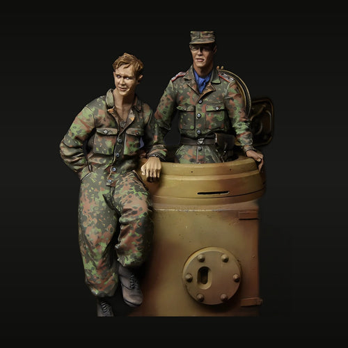WWII German Panzer Crew Kursk 1943 1/35 Resin Figure Set