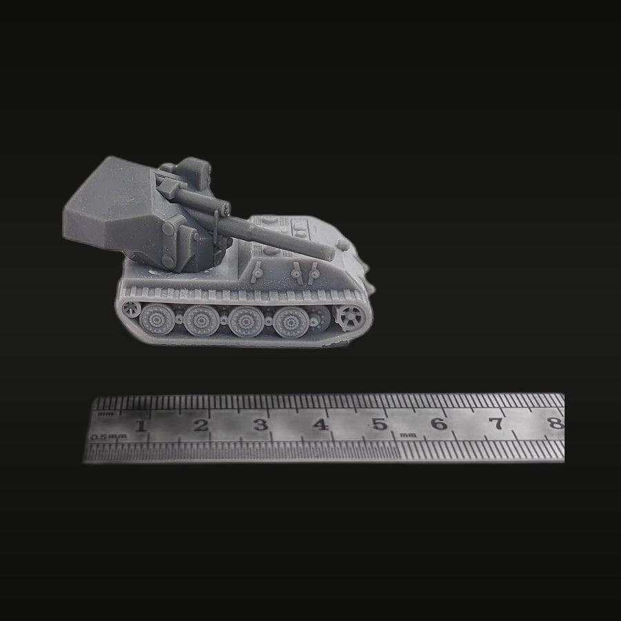 German Self-Propelled Gun 28-32mm Tabletop Resin Kit - unpainted resin model kit