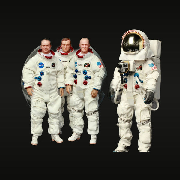 Apollo 11 Astronauts Armstrong Aldrin Collins 1/6 Action Figure Set