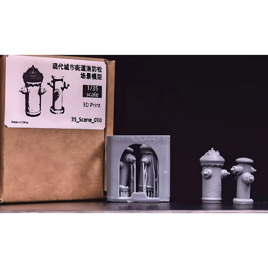 1/35 Resin Model Scene Accessories Self-Assembled and Colored (Fire Hydrant) S010
