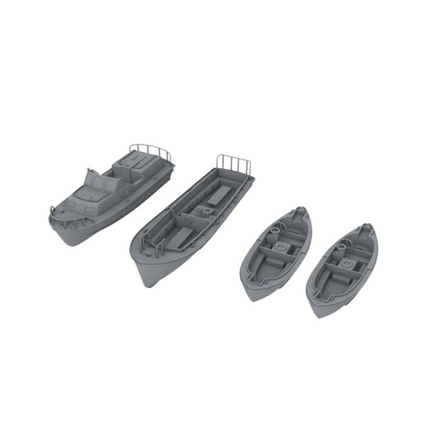 US Navy Detail Up Yawl 1/700 Resin Model Kit 4pcs