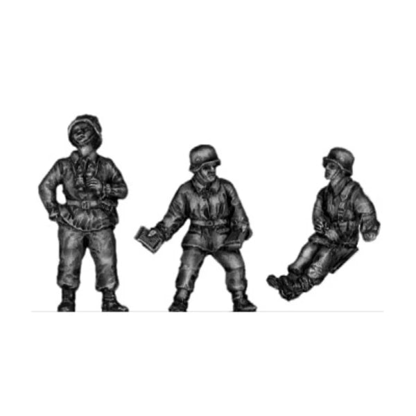 WWII German Wehrmacht Anti-Aircraft Crew Set 3 Figures 1/72 Resin Kit