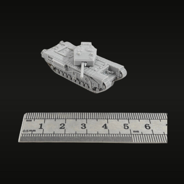Churchill III Tank 1/144 Scale Resin Vehicle Kit
