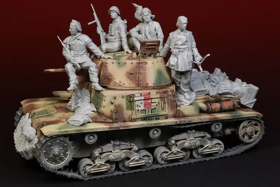 1/35 Resin Model Figure Gk，Unassembled and Unpainted Kit