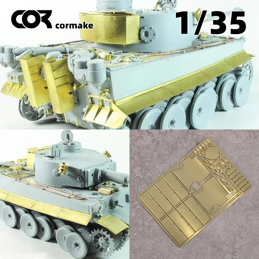 1/35 Photo Eatch PE Scale Model Kit Material Metal Heavy Tank Destroyer Fender Modified Parts Part Accessory Models
