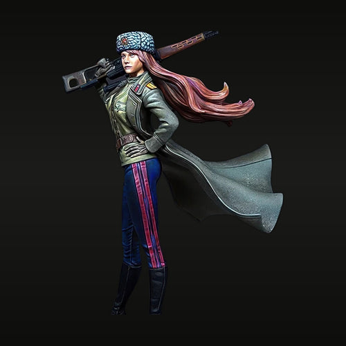 Lucy Russian Sniper 1/16 Resin Figure Kit