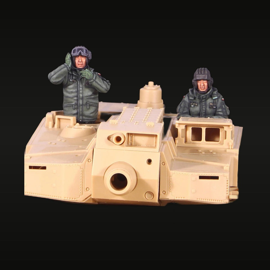 Modern Russian Tank Crew Busts with Turret 1/35 Resin Diorama Kit - unpainted resin model kit