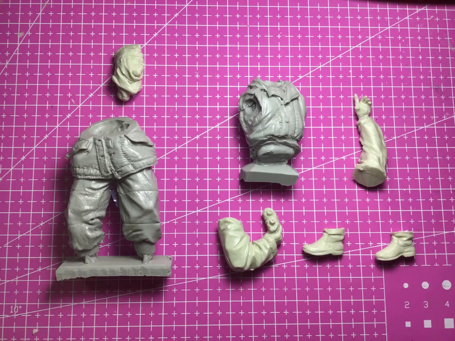 1/16 Resin Model Figure Gk，Unassembled and Unpainted Kit