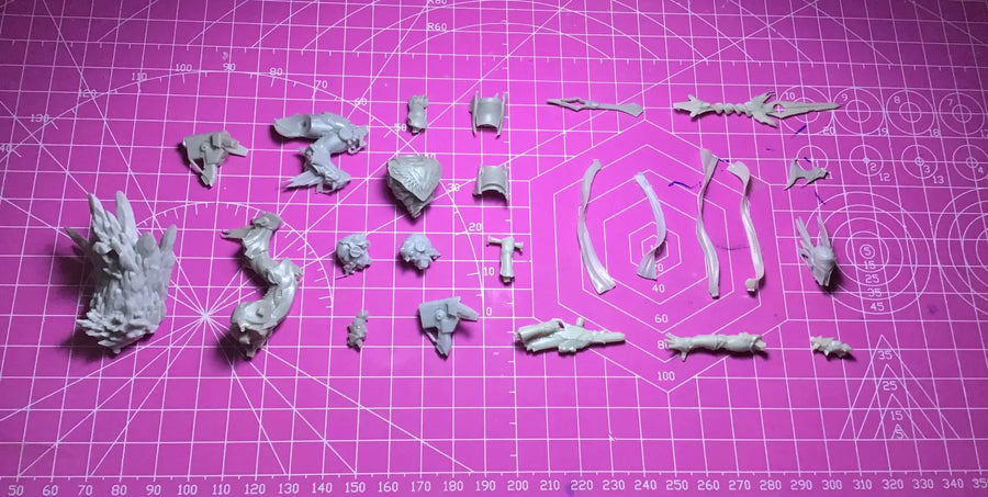 1/24 Resin Model Figure Gk，Unassembled and Unpainted Kit