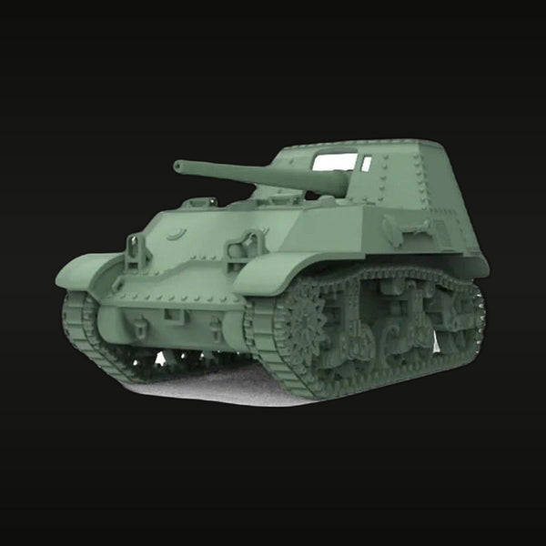 WWII Italian Semovente 47/32 Self-Propelled Gun 1/220 Resin Vehicle Kit