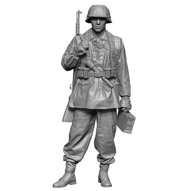 WWII German Wehrmacht Soldier Kar98k Rifle 1/35 Resin Figure Kit - resin model view 5