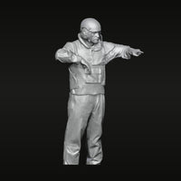 WWII German Tank Commander 1/35 Scale Resin Figure Kit