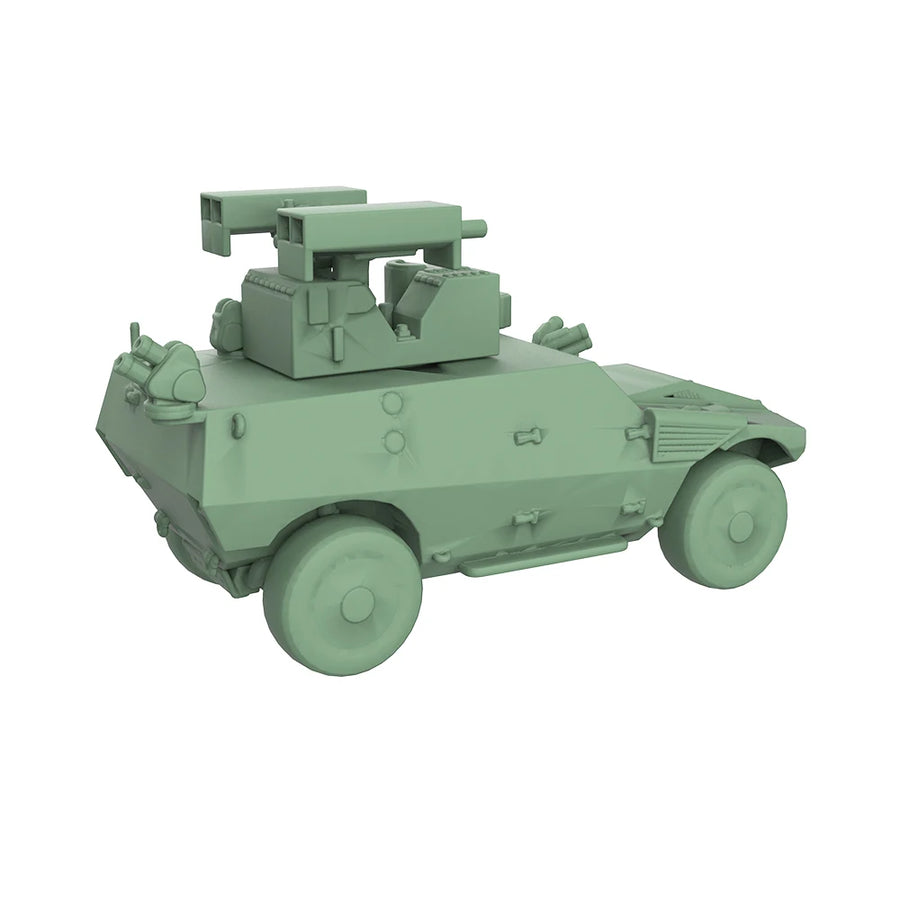 Modern French Panhard AML Light Armored Car 1/87 Resin Vehicle Kit - resin model view 3