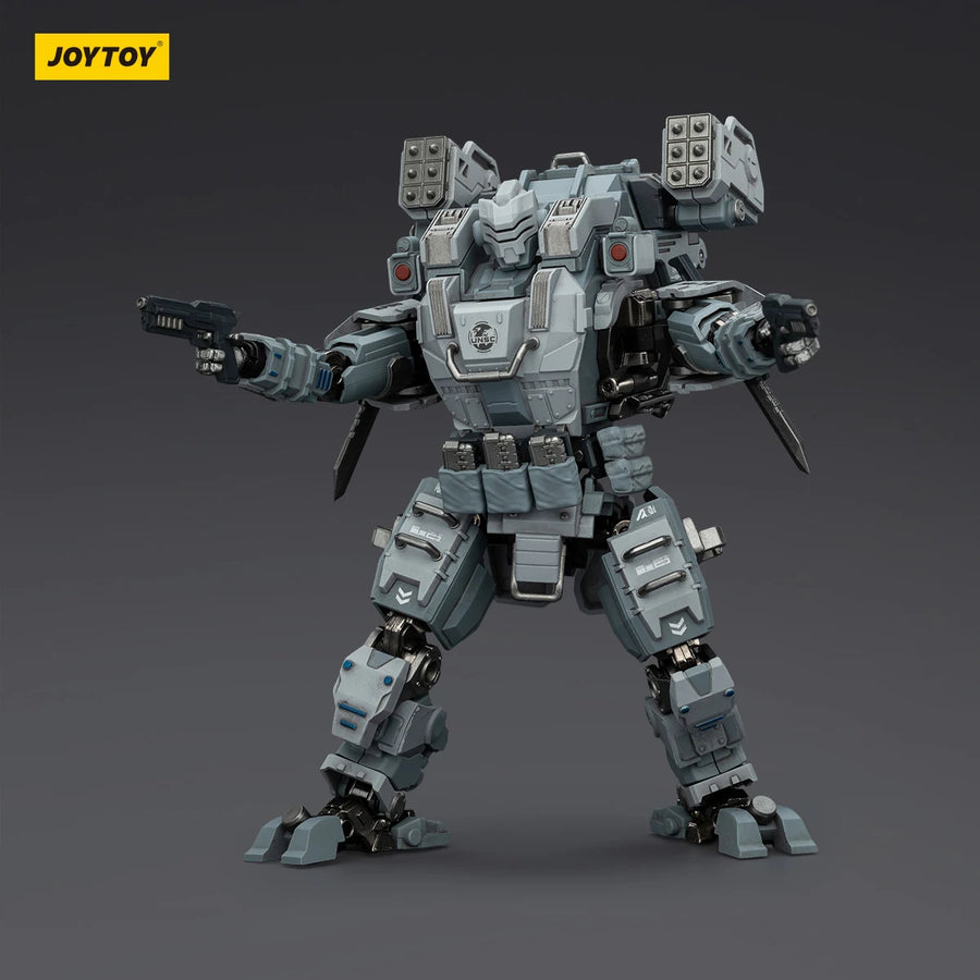 Sci-Fi Mecha Exosuit with Dual Cannons and Weapon Array 1/25 Resin Kit - resin model view 3