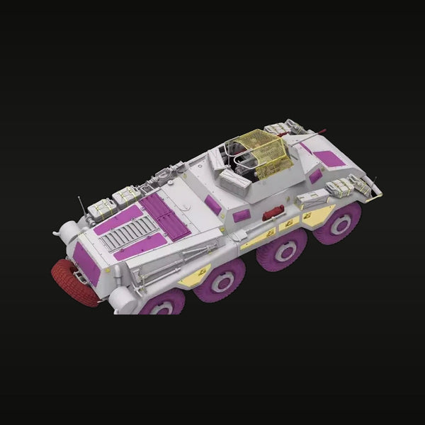 WWII German Sd.Kfz.234/1 Armored Car 1/35 Resin Vehicle Kit