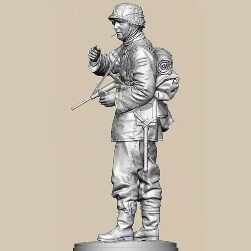 1/16 Casting Resin Model Assembly Kit, Resin Soldier Commander, Unpainted and Requires Assembly