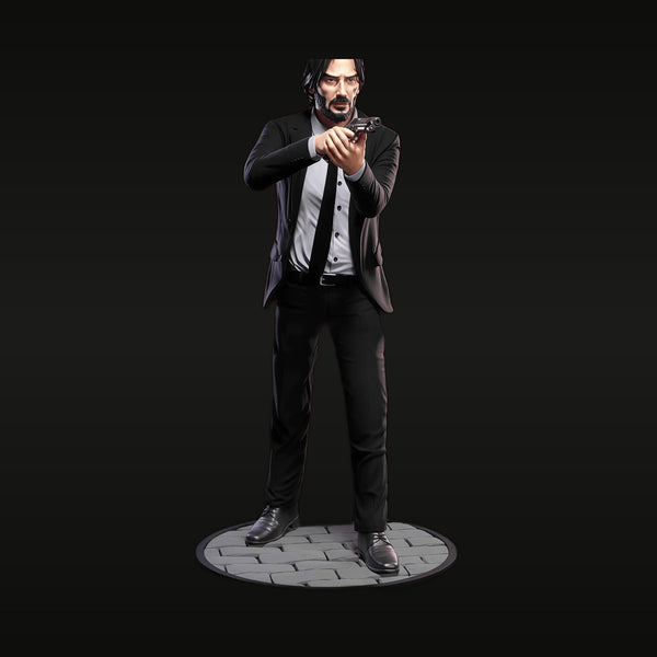 John Wick Modern Assassin with Pistol 75mm Resin Figure Kit