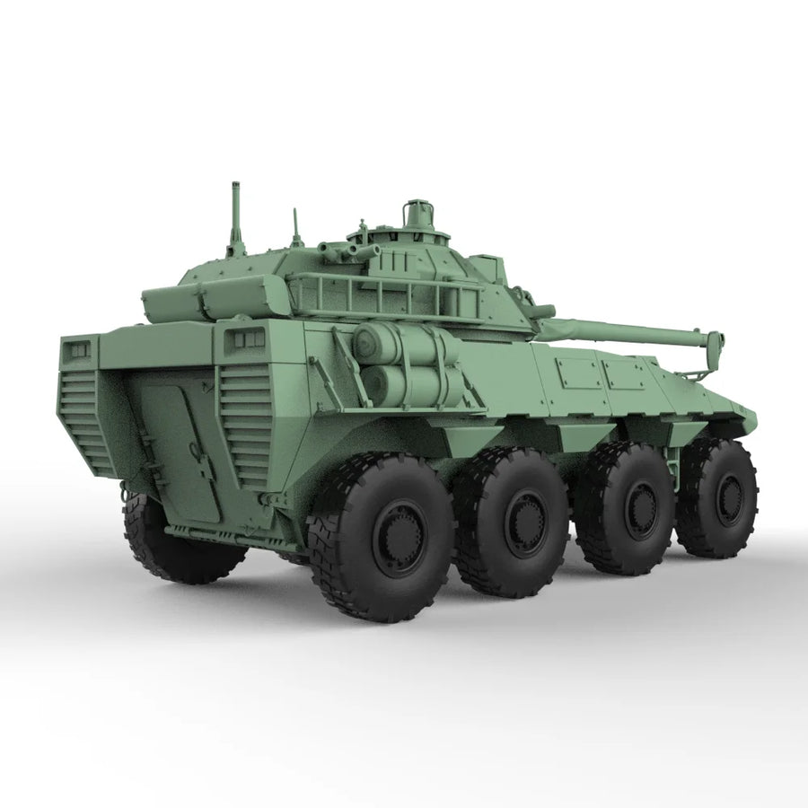 Modern French VEXTRA 105 6-Wheel Armored Car 1/35 Resin Vehicle Kit - resin model view 3