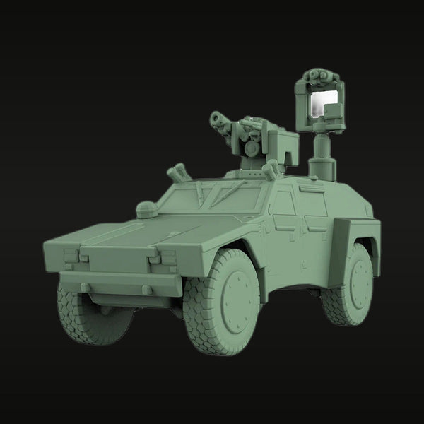 Modern Light Armored Scout Vehicle with Remote Weapon Station 1/56 Resin Vehicle Kit