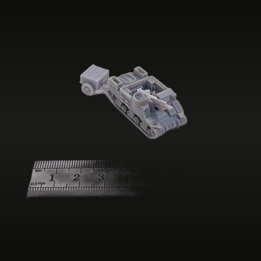 WWII US M7 Priest Self-Propelled Gun 1/144 Resin Vehicle Kit - unpainted resin model kit