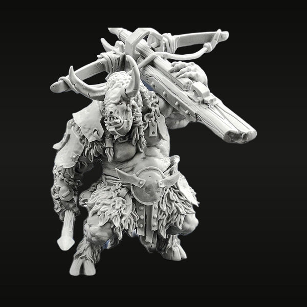 Fantasy Chaos Orc Warlord with Heavy Crossbow 28mm Resin Figure Kit