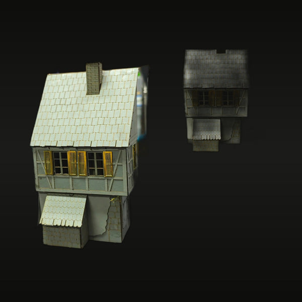 Medieval Half-Timbered Manor House 1/64 Resin Terrain Kit