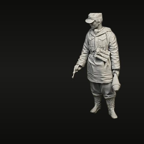 WWII Soldier Combat 2-Figure Set 1/35 Resin Diorama