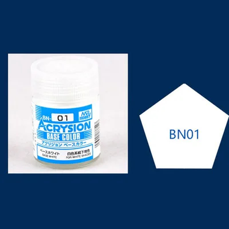 10Ml Mr Hobby BN01-06 Water-Base Acrylic Aqueous Surface Primer Base Color Paint Pigment DIY Plastic Plane Military Model Kit