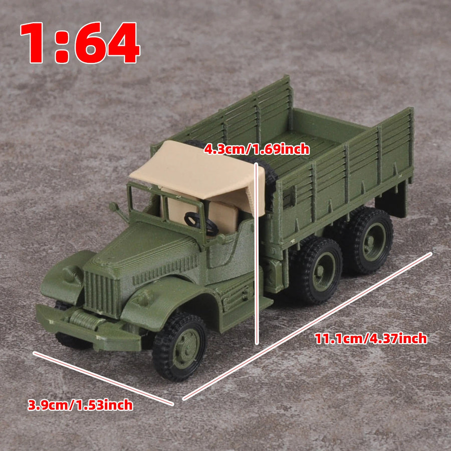 Soviet Zil-157 Military Cargo Truck 1:35 Resin Vehicle Kit - resin model view 3